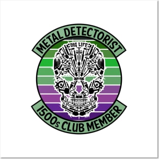 Metal Detectorist - 1500s Club Member Posters and Art